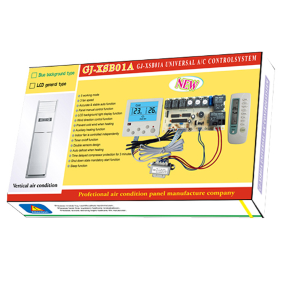 GJ-XSB01A Universal Air Conditioner PCB Board with AC Remote Control System